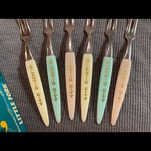 Vintage little forks. Atlantic city edition.